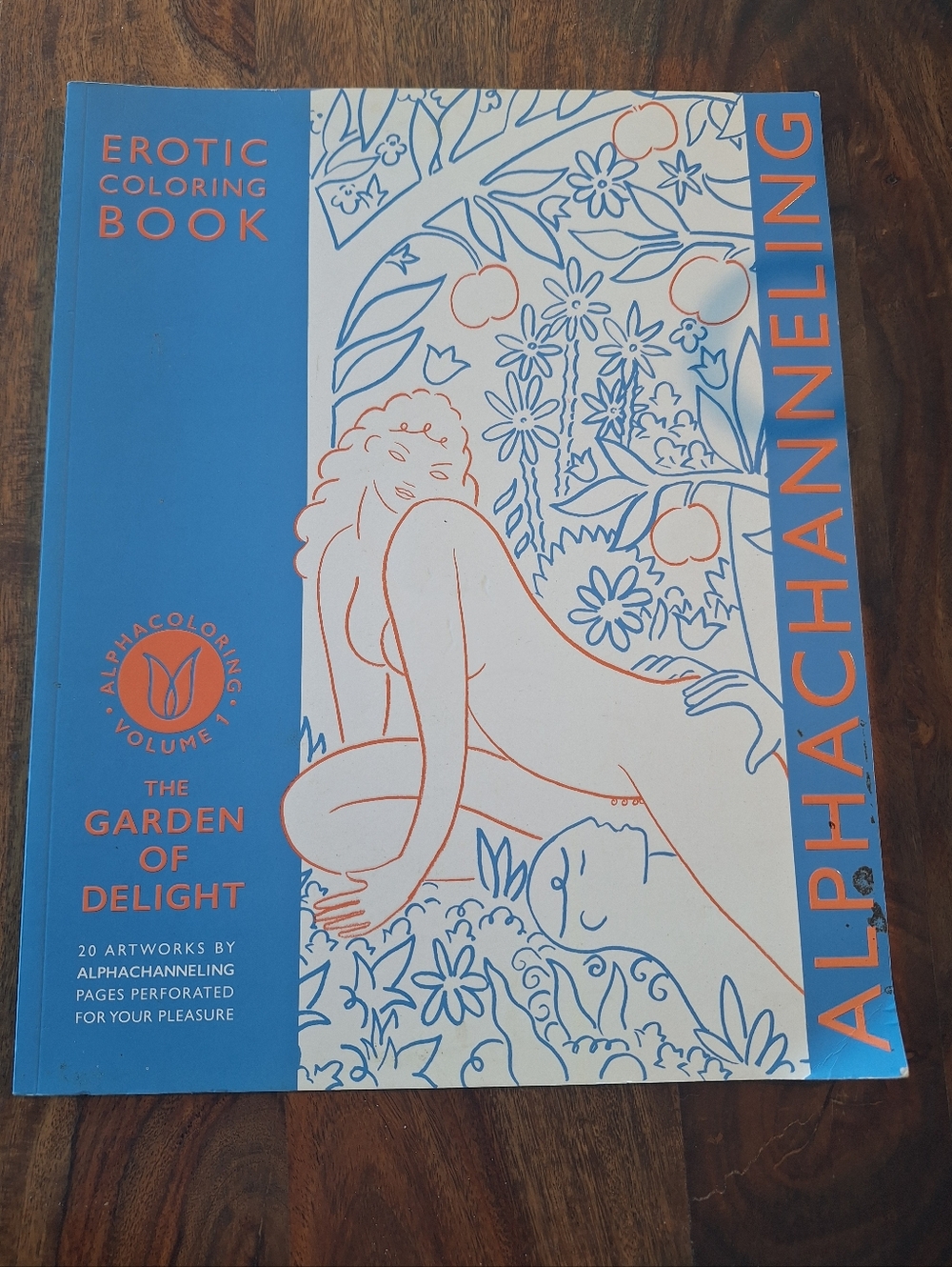 Erotic Coloring Book. The Garden Of Delight. Alphacoloring Volume 1